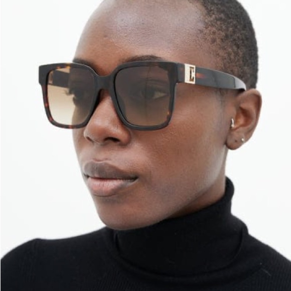 Givenchy Brown Gradient Square Ladies Sunglasses … - image 3
